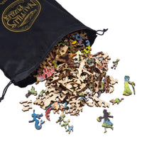 The Land of Make Believe - 516 Piece Wooden Jigsaw Puzzle - Nautilus Puzzles - Wooden Jigsaw Puzzles For Adults