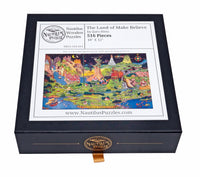 The Land of Make Believe - 516 Piece Wooden Jigsaw Puzzle - Nautilus Puzzles - Wooden Jigsaw Puzzles For Adults