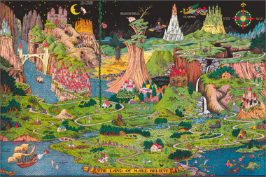 The Land of Make Believe - 516 Piece Wooden Jigsaw Puzzle - Nautilus Puzzles - Wooden Jigsaw Puzzles For Adults
