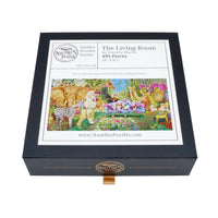 The Living Room (495 Piece Panoramic Wooden Jigsaw Puzzle) - Nautilus Puzzles - Wooden Jigsaw Puzzles For Adults