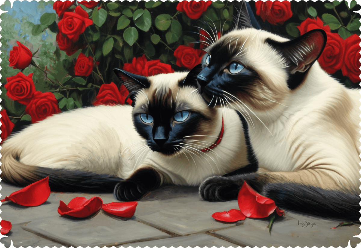 The Lovers: 481 Piece Wooden Cat Puzzle - Nautilus Puzzles - Wooden Jigsaw Puzzles For Adults