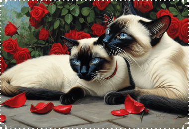 The Lovers: 481 Piece Wooden Cat Puzzle - Nautilus Puzzles - Wooden Jigsaw Puzzles For Adults