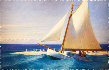 The Martha McKeen by Edward Hopper. 384 Pieces Wooden Jigsaw Puzzle. - Nautilus Puzzles - Wooden Jigsaw Puzzles For Adults