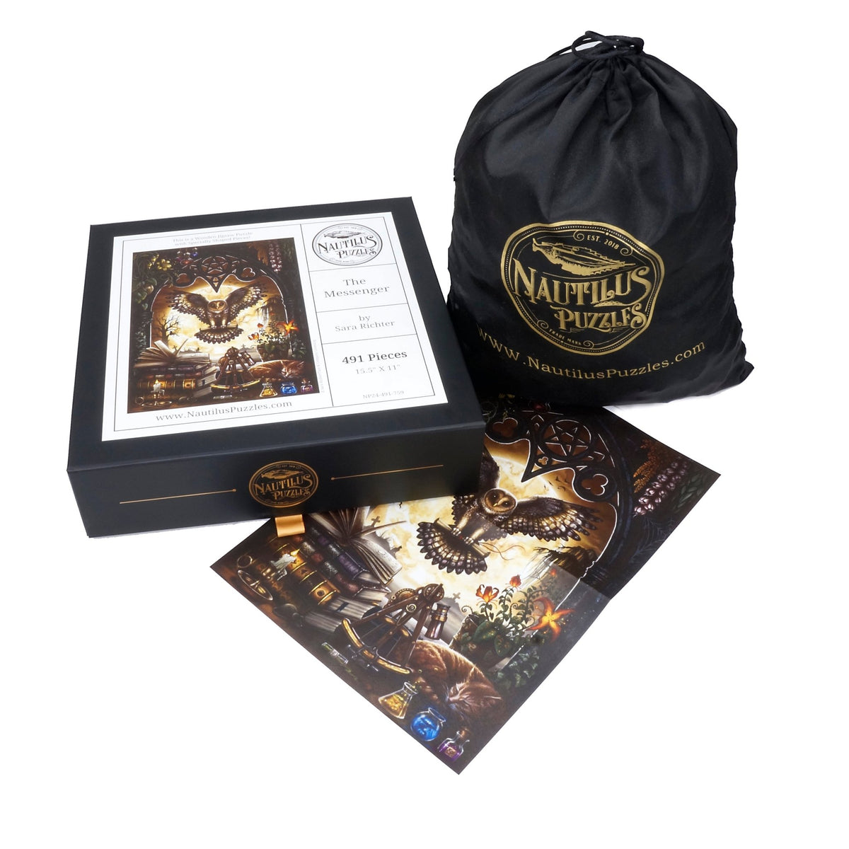 The Messenger (491 Piece Wooden Jigsaw Puzzle) - Nautilus Puzzles - Wooden Jigsaw Puzzles For Adults