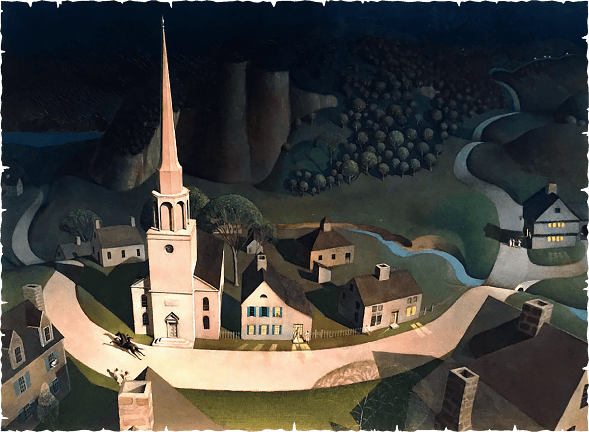 The Midnight Ride of Paul Revere (396 Piece Wooden Jigsaw Puzzle) - Nautilus Puzzles - Wooden Jigsaw Puzzles For Adults