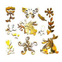 The Painted Egg (52 Piece Shaped Mini Wooden Jigsaw Puzzle) - Nautilus Puzzles - Wooden Jigsaw Puzzles For Adults