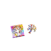 The Rainbow Tree - 10 Piece Tiny Puzzle - Nautilus Puzzles - Wooden Jigsaw Puzzles For Adults