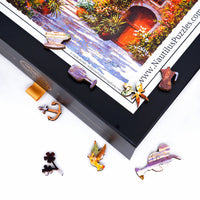 The Red Door (475 Piece Wooden Jigsaw Puzzle) - Nautilus Puzzles - Wooden Jigsaw Puzzles For Adults