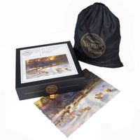 The Shortening Winter's Day is Near a Close (475 Piece Wooden Jigsaw Puzzle) - Nautilus Puzzles - Wooden Jigsaw Puzzles For Adults