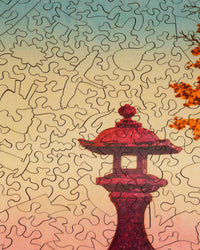 The Stone Lantern (475 Piece Wooden Jigsaw Puzzle) - Nautilus Puzzles - Wooden Jigsaw Puzzles For Adults