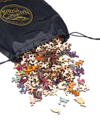 The Stone Lantern (475 Piece Wooden Jigsaw Puzzle) - Nautilus Puzzles - Wooden Jigsaw Puzzles For Adults