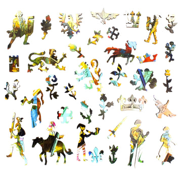 The Tournament (499 Piece Wooden Jigsaw Puzzle) - Nautilus Puzzles - Wooden Jigsaw Puzzles For Adults