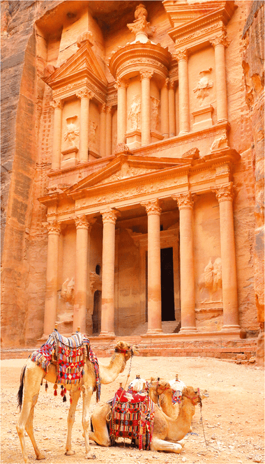 The Treasury, Petra, Jordan (50 Piece Mini Wooden Jigsaw Puzzle) - Nautilus Puzzles - Wooden Jigsaw Puzzles For Adults
