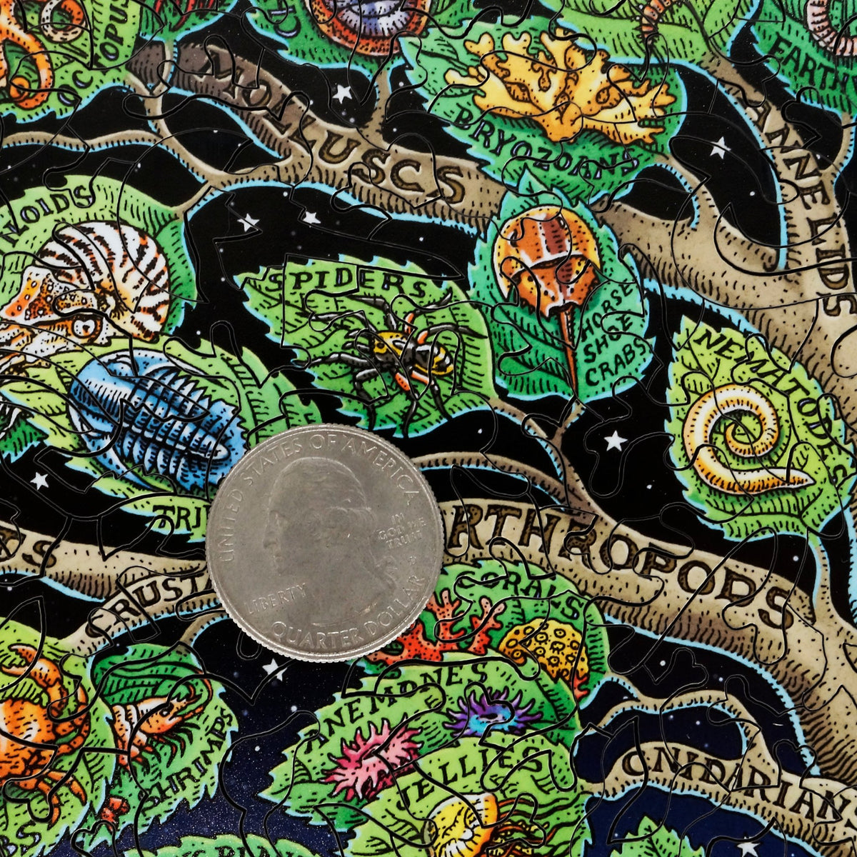 The Tree of Life (521 Piece Wooden Jigsaw Puzzle) - Nautilus Puzzles - Wooden Jigsaw Puzzles For Adults