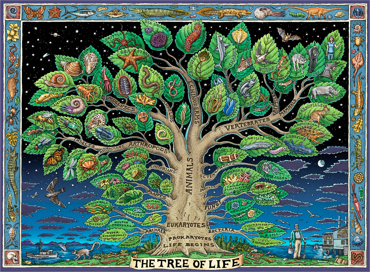 The Tree of Life (521 Piece Wooden Jigsaw Puzzle) - Nautilus Puzzles - Wooden Jigsaw Puzzles For Adults