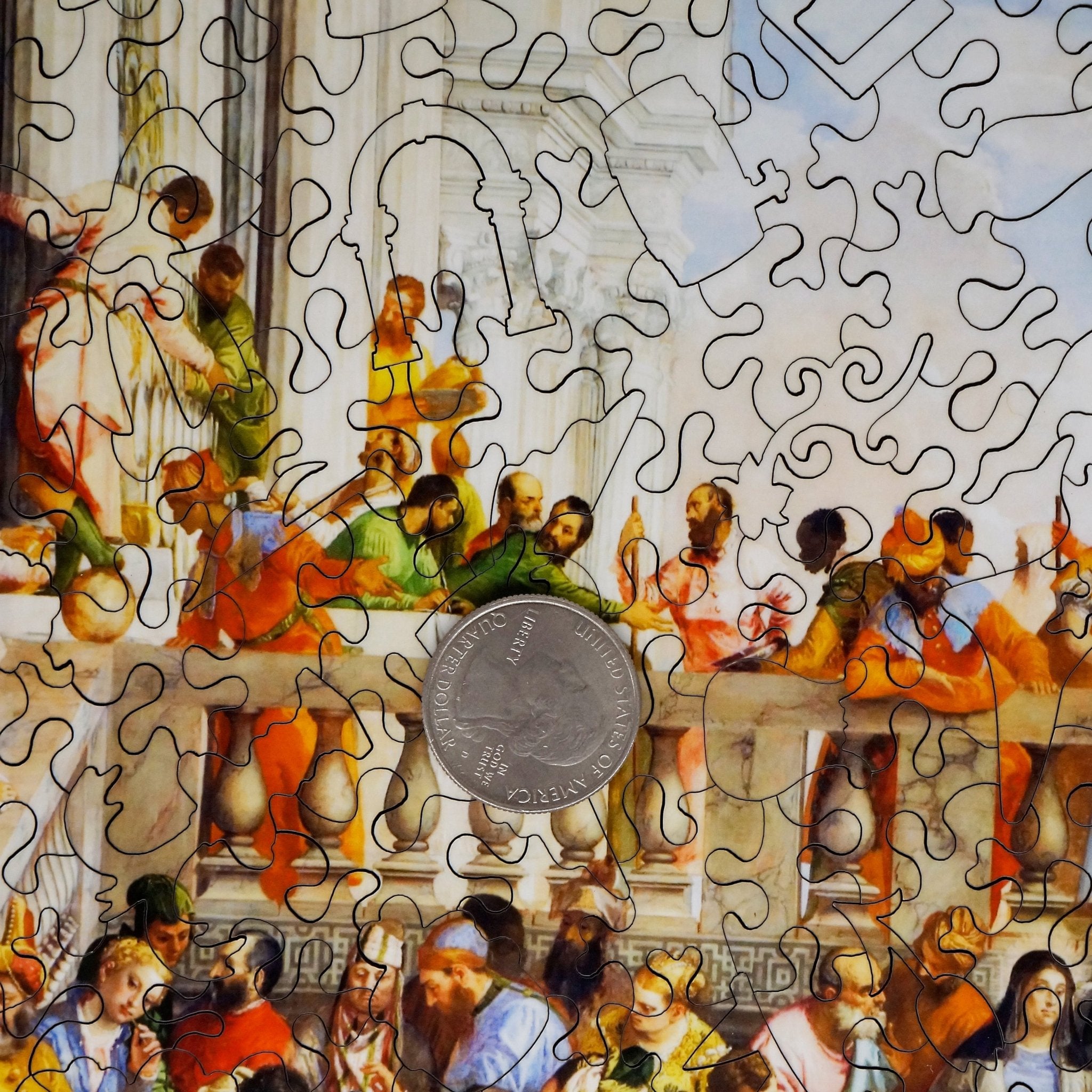 The Wedding Feast at Cana by Paolo Veronese (476 Piece Wooden