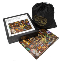 The Wonder Cabinet (500 Piece Wooden Jigsaw Puzzle) - Nautilus Puzzles - Wooden Jigsaw Puzzles For Adults