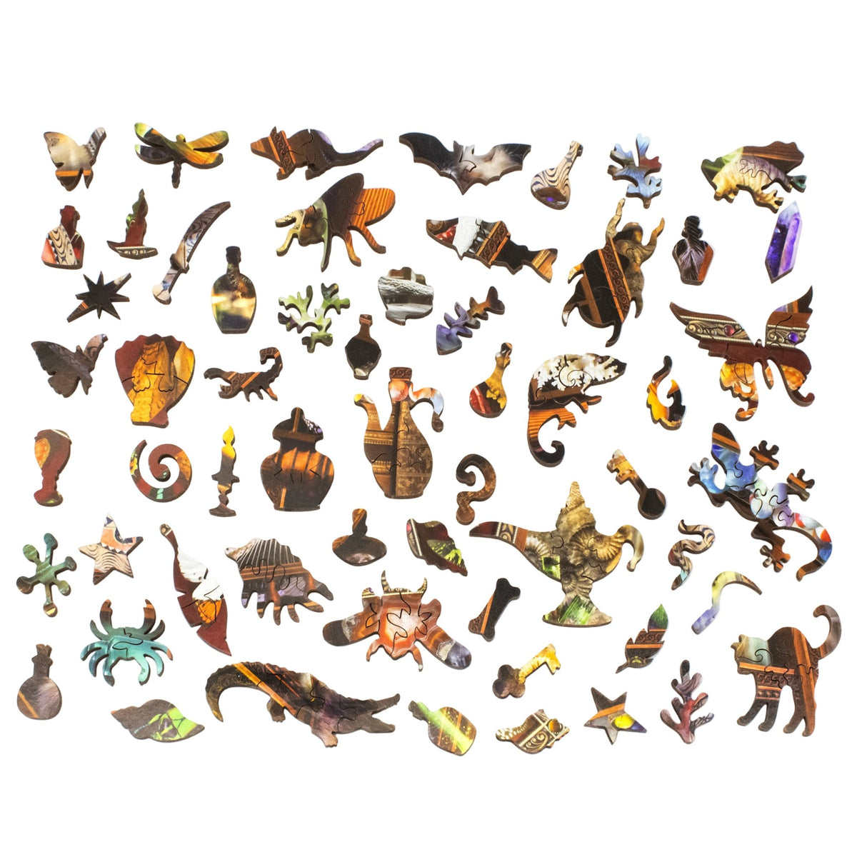 The Wonder Cabinet (500 Piece Wooden Jigsaw Puzzle) - Nautilus Puzzles - Wooden Jigsaw Puzzles For Adults
