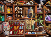 The Wonder Cabinet (500 Piece Wooden Jigsaw Puzzle) - Nautilus Puzzles - Wooden Jigsaw Puzzles For Adults