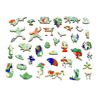The Year of the Horse (360 Piece Round Puzzle) - Nautilus Puzzles - Wooden Jigsaw Puzzles For Adults