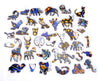 Mosaic wood puzzles