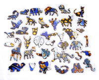Mosaic wood puzzles