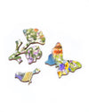 Mosaic wooden jigsaw puzzle