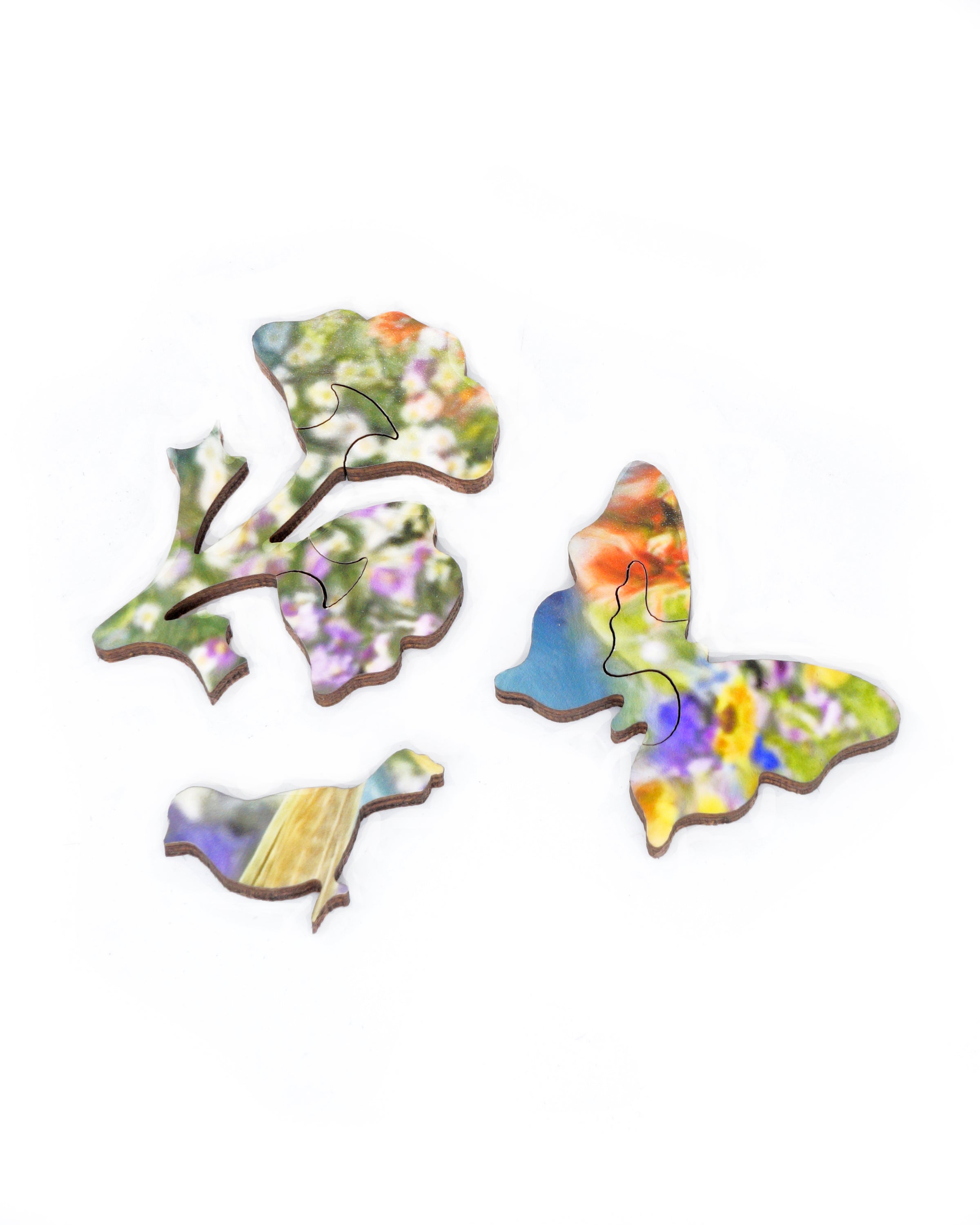 Mosaic wooden jigsaw puzzle