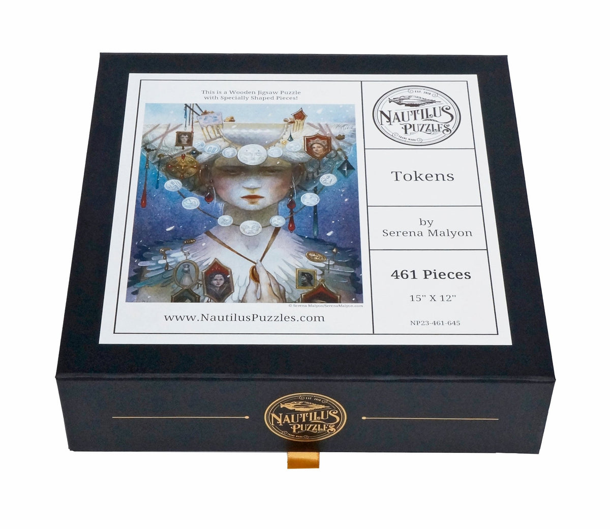 Tokens (461 Piece Wooden Jigsaw Puzzle) - Nautilus Puzzles - Wooden Jigsaw Puzzles For Adults