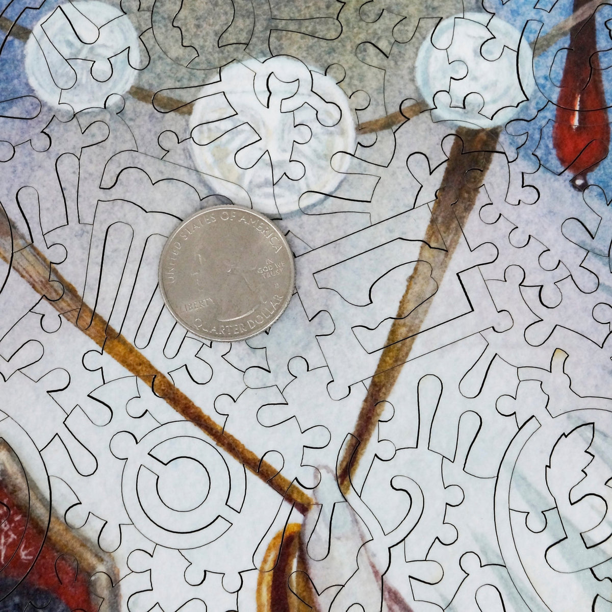 Tokens (461 Piece Wooden Jigsaw Puzzle) - Nautilus Puzzles - Wooden Jigsaw Puzzles For Adults