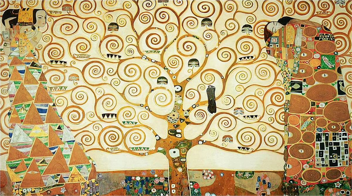 Tree of Life From The Stoclet Frieze (498 Piece Wooden Jigsaw Puzzle) - Nautilus Puzzles - Wooden Jigsaw Puzzles For Adults