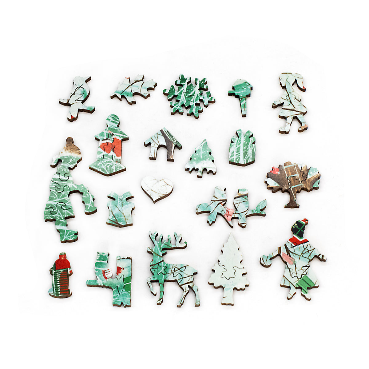 Christmas Treehouse (200 Piece Wooden Jigsaw Puzzle) - Nautilus Puzzles - Wooden Jigsaw Puzzles For Adults