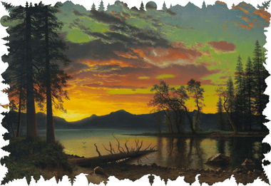 Twilight, Lake Tahoe (481 Piece Wooden Jigsaw Puzzle) - Nautilus Puzzles - Wooden Jigsaw Puzzles For Adults