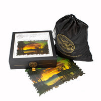 Twilight, Lake Tahoe (481 Piece Wooden Jigsaw Puzzle) - Nautilus Puzzles - Wooden Jigsaw Puzzles For Adults