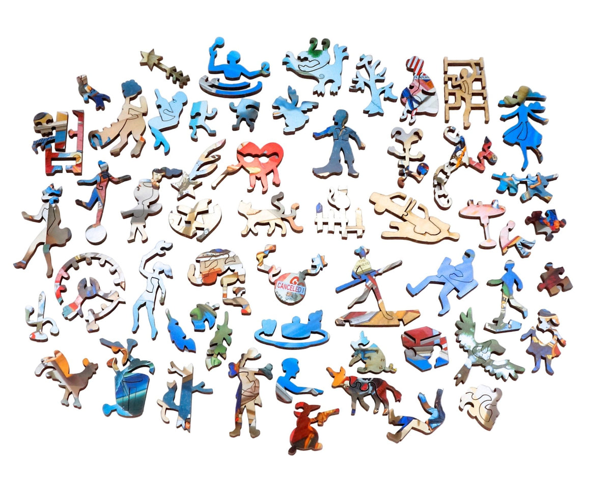 Ultimate Proverbidioms (543 Piece Wooden Jigsaw Puzzle) - Nautilus Puzzles - Wooden Jigsaw Puzzles For Adults
