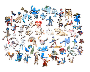 Ultimate Proverbidioms (543 Piece Wooden Jigsaw Puzzle) - Nautilus Puzzles - Wooden Jigsaw Puzzles For Adults
