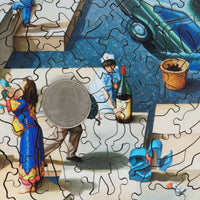 Stave wooden jigsaw puzzles