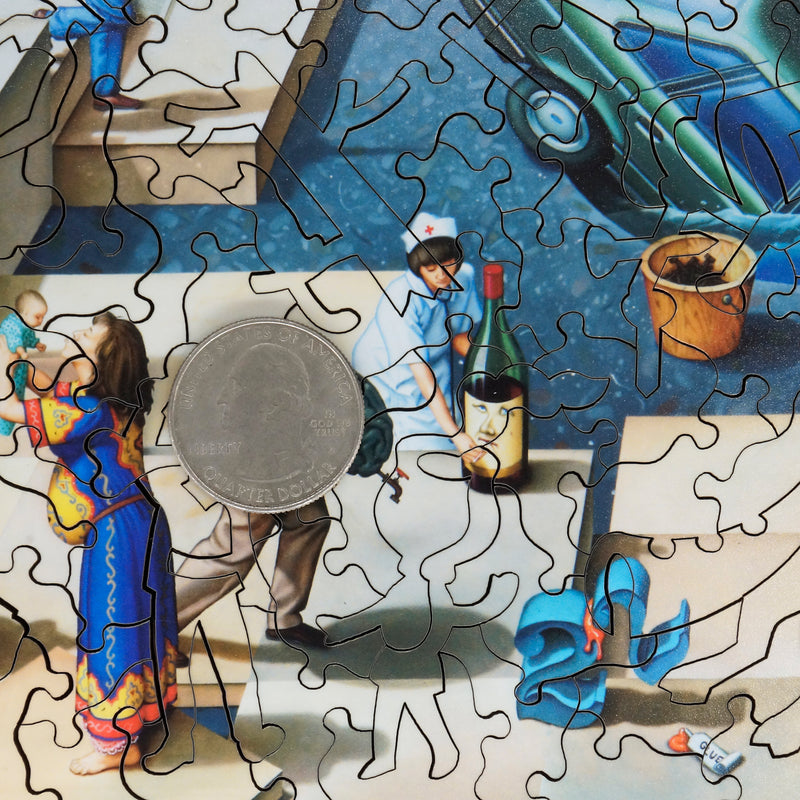 Stave wooden jigsaw puzzles