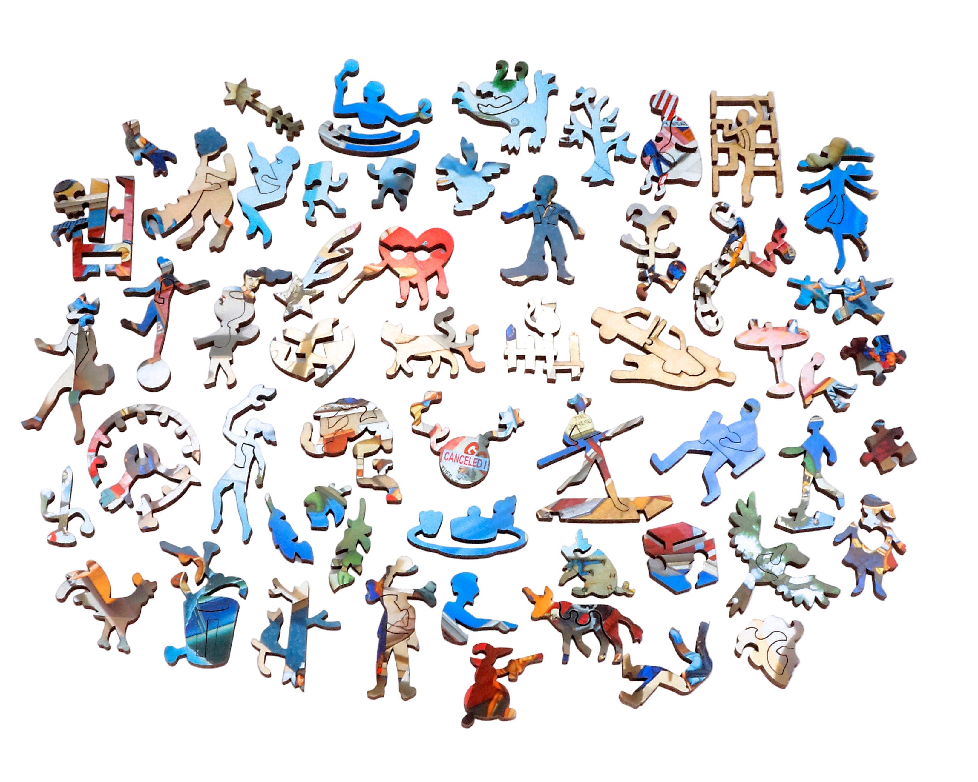 Ultimate Proverbidioms (543 Piece Wooden Jigsaw Puzzle) | Nautilus