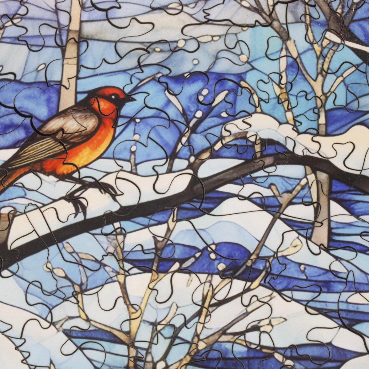 Upon a Winter's Day (222 Piece Wooden Jigsaw Puzzle) - Nautilus Puzzles - Wooden Jigsaw Puzzles For Adults