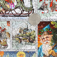 Victorian Christmas (517 Piece Christmas Wooden Puzzle) - Nautilus Puzzles - Wooden Jigsaw Puzzles For Adults