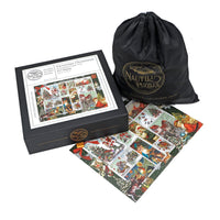 Victorian Christmas (517 Piece Christmas Wooden Puzzle) - Nautilus Puzzles - Wooden Jigsaw Puzzles For Adults