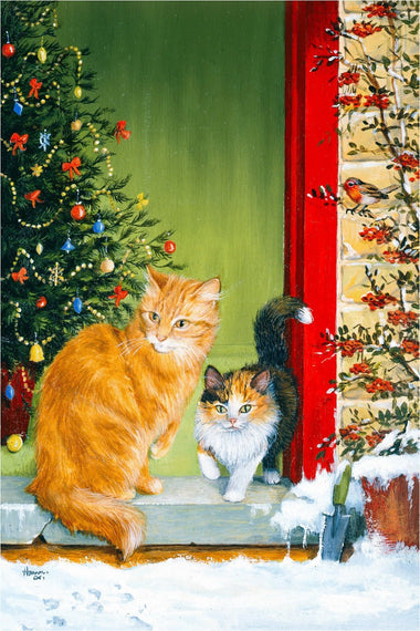 Wait for Me, Mom! (50 Piece Mini Christmas Wooden Jigsaw Puzzle) - Nautilus Puzzles - Wooden Jigsaw Puzzles For Adults