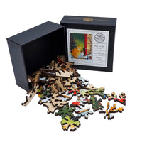 Wait for Me, Mom! (50 Piece Mini Christmas Wooden Jigsaw Puzzle) - Nautilus Puzzles - Wooden Jigsaw Puzzles For Adults