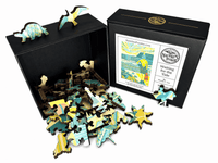 Waiting for the Tide (50 Piece Mini Wooden Jigsaw Puzzle) - Nautilus Puzzles - Wooden Jigsaw Puzzles For Adults