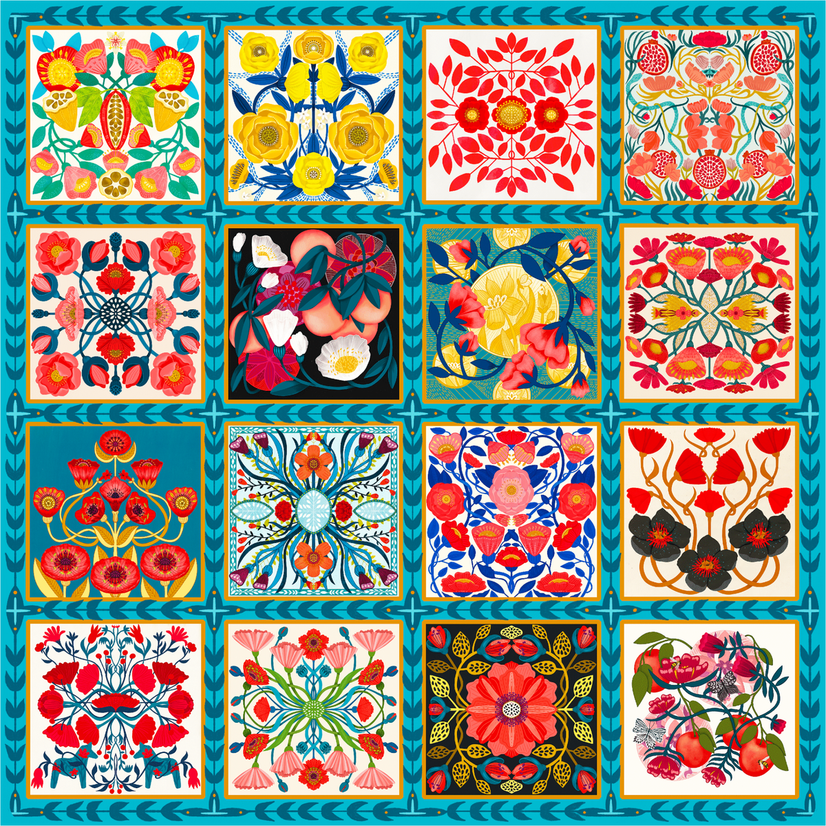 Wall Flowers (548 Piece Wooden Jigsaw Puzzle) - Nautilus Puzzles - Wooden Jigsaw Puzzles For Adults