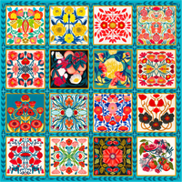 Wall Flowers (548 Piece Wooden Jigsaw Puzzle) - Nautilus Puzzles - Wooden Jigsaw Puzzles For Adults