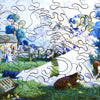 Stave wood jigsaw puzzle