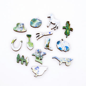 Liberty wooden jigsaw puzzle