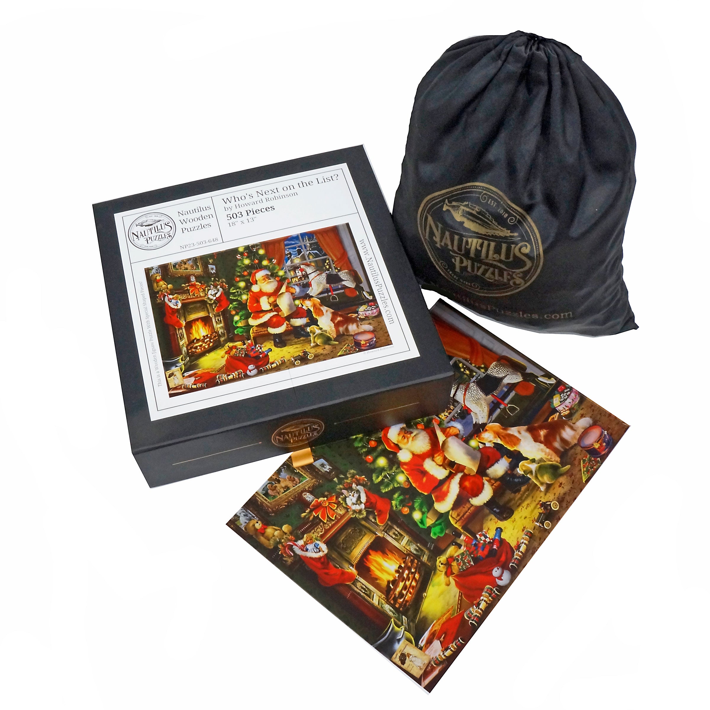 Stave wooden puzzles